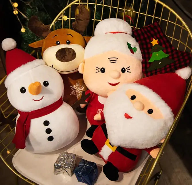 Plush Christmas figures