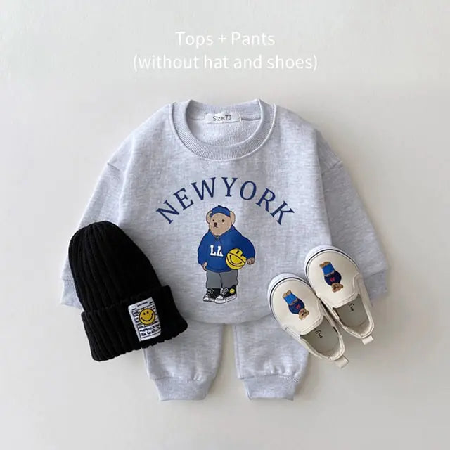 Baby Casual Hoodie och Byxset