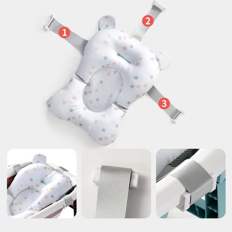 Baby bath pillow